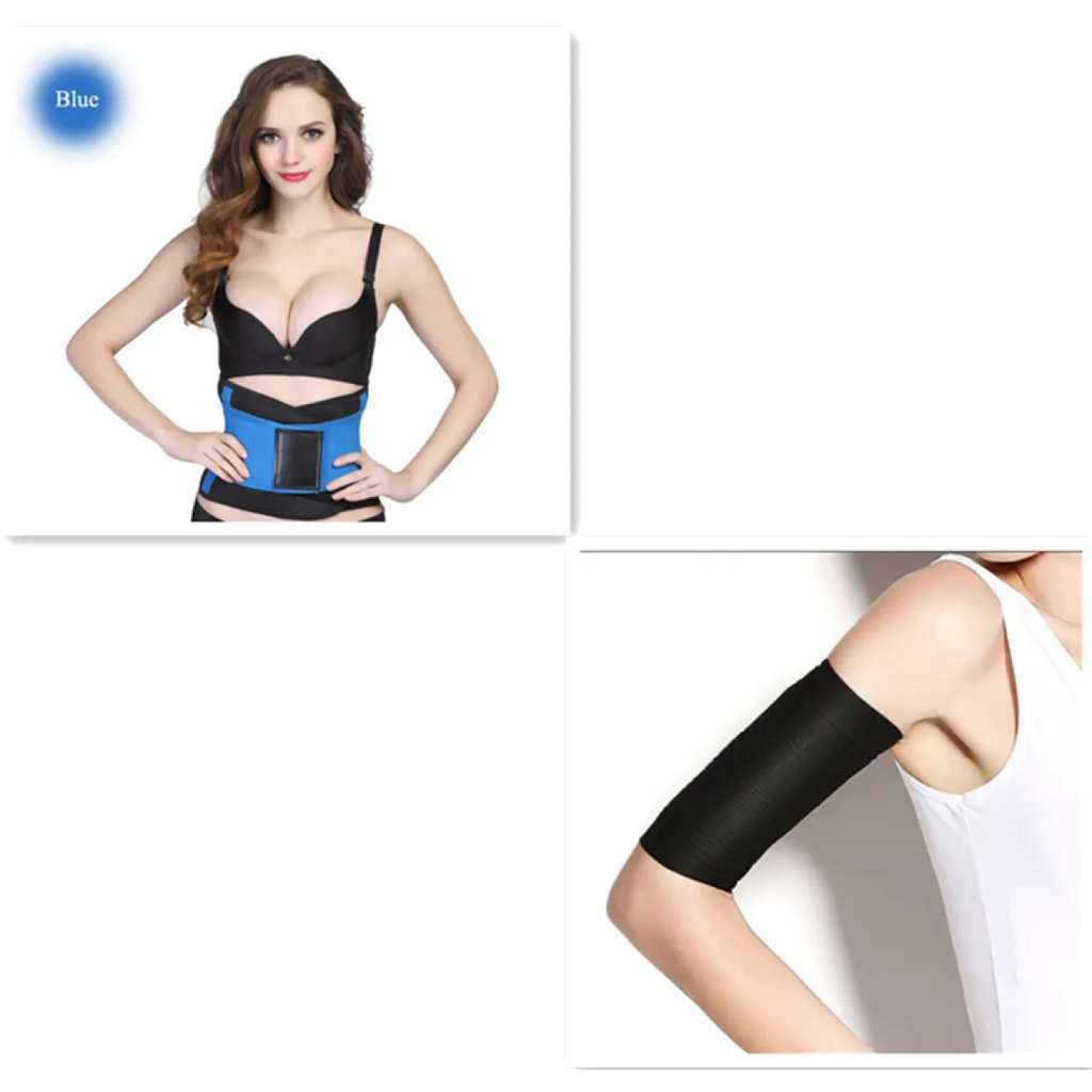 SweatCore Waist Trainer Belt - Blue