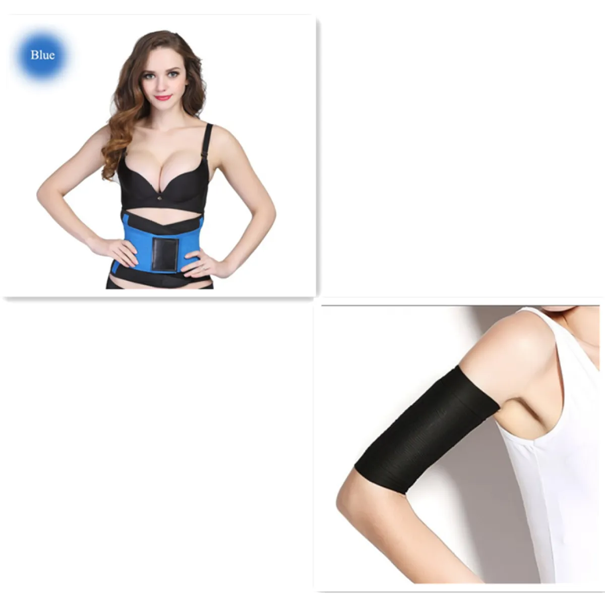 SweatCore Waist Trainer Belt - Blue