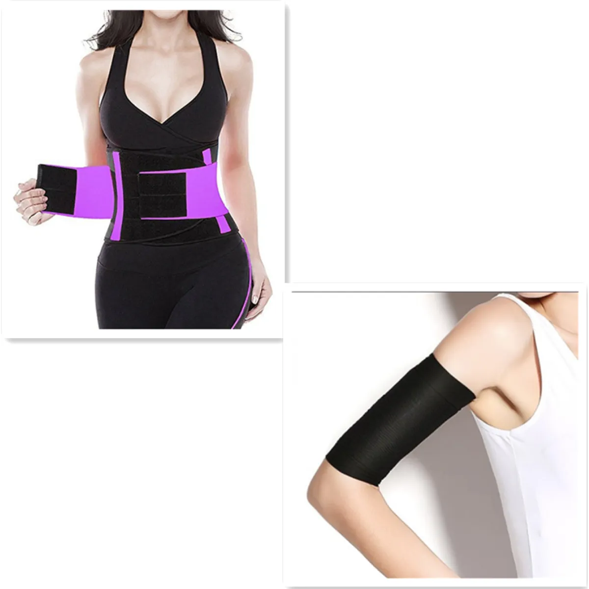 SweatCore Waist Trainer Belt - Purple
